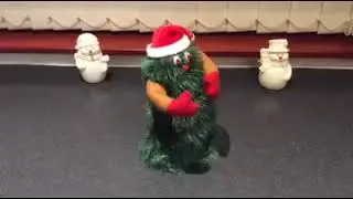 Dancing and singing Jingle bell rock christmas tree