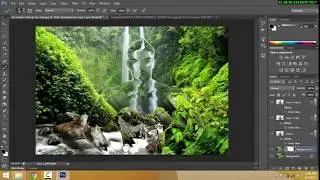 photoshop tutorial : membuat efek tembus pandang