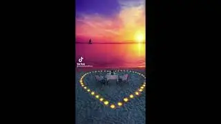 Ночной пляж курорт города Ялта