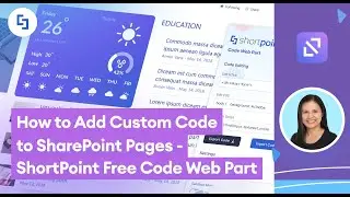 How to Add Custom Code to SharePoint Pages | ShortPoint Free Code Web Part