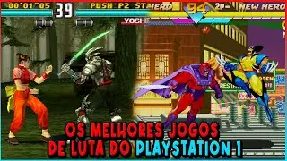 OS MELHORES JOGOS DE LUTA PARA PLAYSTATION 1 !!