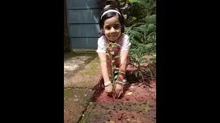 Zahra kids nurture the nature with 100 plants (World environment day)