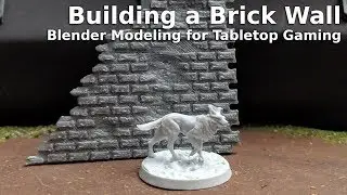 Building Brick walls - Blender 2.8 for Tabletop Gaming