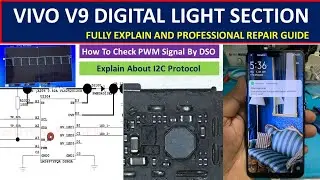 Vivo V9 Lcd Light Issue Repair Done with Fully Theory Explaination 💯