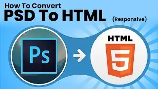 How to convert PSD to HTML - Tutorial in Hindi | psd to html converter | psd to html | css kya hai