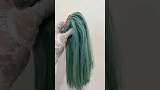 Покраска волос кукле! 