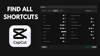 How to View Keyboard Shortcuts in CapCut ( Find Keyboard Shortcuts )