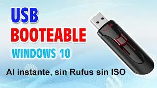 Crear USB Booteable Windows 10 sin usar programas facil y sencillo