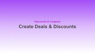 Create Deals & Discount | Discount Coupons in Blanxer