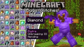 10 Useful Bugs&Glitch's In Minecraft!(Op duplication Glitch’s,X-ray +More) MCPE,XBOX,PS,PC,SWITCH