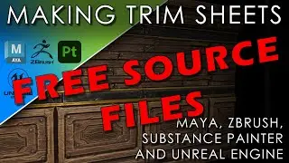 Making Trim Sheets Free Source Files