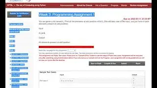 NPTEL The Joy of Computing using Python Week 3 PROGRAMMMING ASSIGNMENT 1 2 3 | All programming