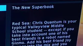 A Minor Program Description Error in the New Superbook on Smile