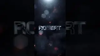 🔥ROBERT🔥 Download Fire Logo Animation 1 