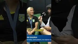 pegando dicas com a mais braba de todas #tatiweston #olimpiadas2024 #defante #diogodefante #humor