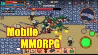 Pixel Knights Online - Classic Openworld Mobile MMORPG Gameplay Footage