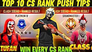 Top 5 CS Rank Push Best Tips 😱|| Win Every CS Rank - Match💯 with Random Players || Best Trick Ever
