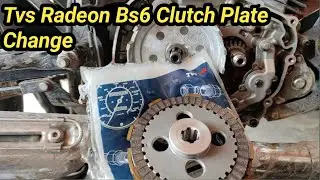 Tvs Radeon bs6 clutch plate change