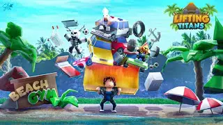 НОВЫЙ СИМУЛЯТОР КАЧКА В РОБЛОКСЕ. ТИТАНЫ ЛИФТИНГА. ROBLOX LIFTING TITANS SIMULATOR.