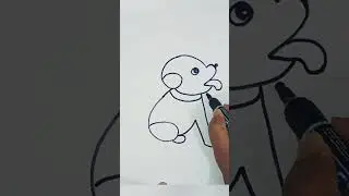 Draw the dog / #art / #drawing #viral  #shorts #1080p