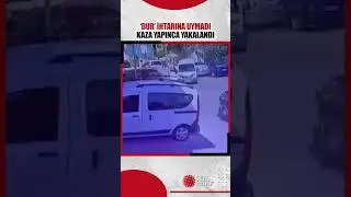 Polis ekiplerinin 'Dur' ihtarına uymayarak kaçan şüpheli kaza yapınca yakalandı