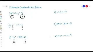 Trinomio Cuadrado Perfecto