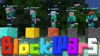 I Reinstalled Minecraft to compete in Block Wars w/ Fir, Smallant, LilAggy and Linechu