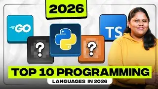 Top 10 Programming Languages to Learn in 2026 (AI Can't Replace These) 🔥