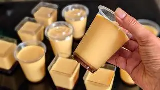 Deliciosos FLANES de QUESO CREMA Individuales🔶Sin Horno! Sin Huevo! Para Tu Evento o Negocio #postre