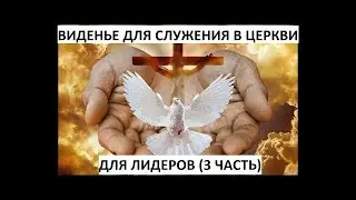 ВИДЕНЬЕ ДЛЯ СЛУЖЕНИЯ В ЦЕРКВИ 3 часть Вардан Мартиросян