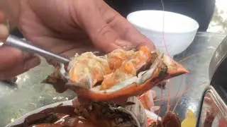 Cua gạch cà mau và tôm càng xanh cực ngon