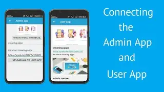 Send updates to user app using admin app