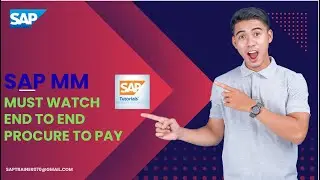SAP S4 Hana end to end Procurement Process | Materials Management | Must watch