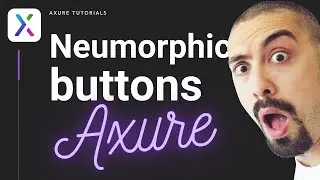 Neumorphic buttons in Axure Rp 10 - ( Not Figma or Sketch 😅 )