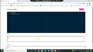 How To Create Online Python Compiler Using PHP + JQuery || Online Python Compiler from Scratch PHP