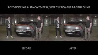 Removed a Desk from the Background - (Clean Up VFX Breakdown - Before/After) - Adobe After Effects
