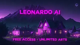 How To Use Leonardo AI ; Free Text To Image Creation / Tutorial