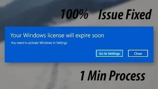 Windows will Expire Soon Error | Fixed Working