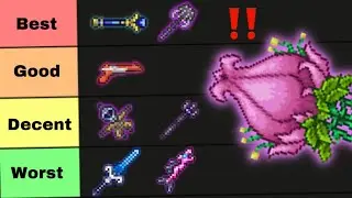 These 7 Magic Weapons are the best! | Plantera No-Hit, SpeedKill as Mage in Master Mode.
