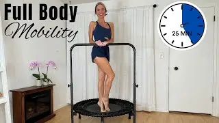 Full-Body Mobility & Stretching | Increase Hip, Neck & Spine Health | Gentle Rebounding Class 8/20