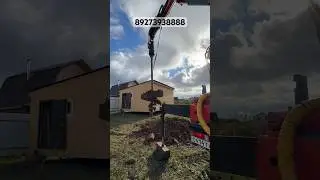 Шахта колодца в процессе бурения без колец. 