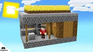 GÖKYÜZÜNDE ISSIZ EVDE MAHSUR KALDIK - MİNECRAFT