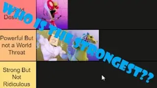 Nickelodeon All Star Brawl IRL Power Level Tier List according to Wikipedia and Canon