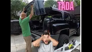 Cutting roof off my Hummer