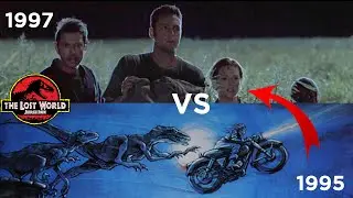 Differences between Jurassic Park: The Lost World vs. The Book, Jurassic Park 2 (1997) vs. (1995)