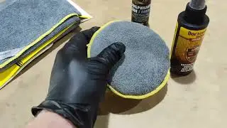 Очищение  ЛКП синей глиной и нанесение керамического покрытия Doctor Wax.