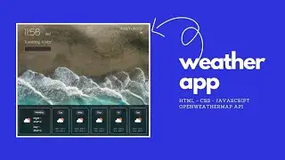 How to make Weather App using Openweathermap API | Javascript - Responsive Website