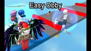 Roblox Easy Obby First Try.... (kinda)