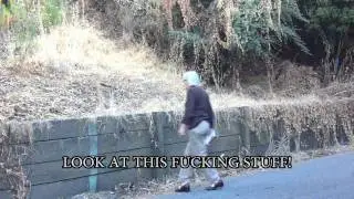 Ma'am, no need to throw knives(crazy old woman)