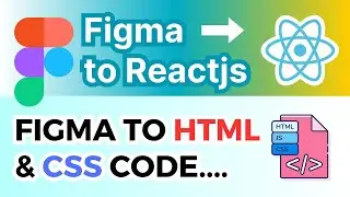 Convert Your Figma Design to HTML & CSS Code | Figma to Reactjs | Make Reactjs Website in 5 Minutes🚀